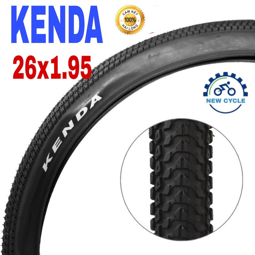 Vỏ Xe Đạp Địa Hình KENDA 26x1.95, Lốp Xe Đạp Địa Hình KENDA 26x1.95, Săm Vỏ Ruột Lốp Xe Đạp 26x1.95 - Hàng Chính Hãng