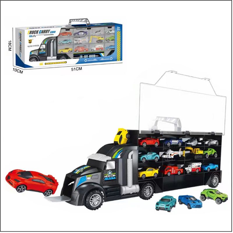 ĐỒ CHƠI XE TẢI CỠ LỚN 50 CM  CHỞ 12 XE CON