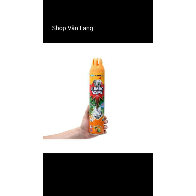 Bình xịt muỗi Jumbo Vape 600ml Nhật Bản