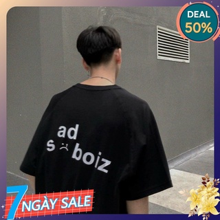 Áo thun nam nữ hình in Sad.boiz, áo phông polo unisex form rộng - TienDatshop09