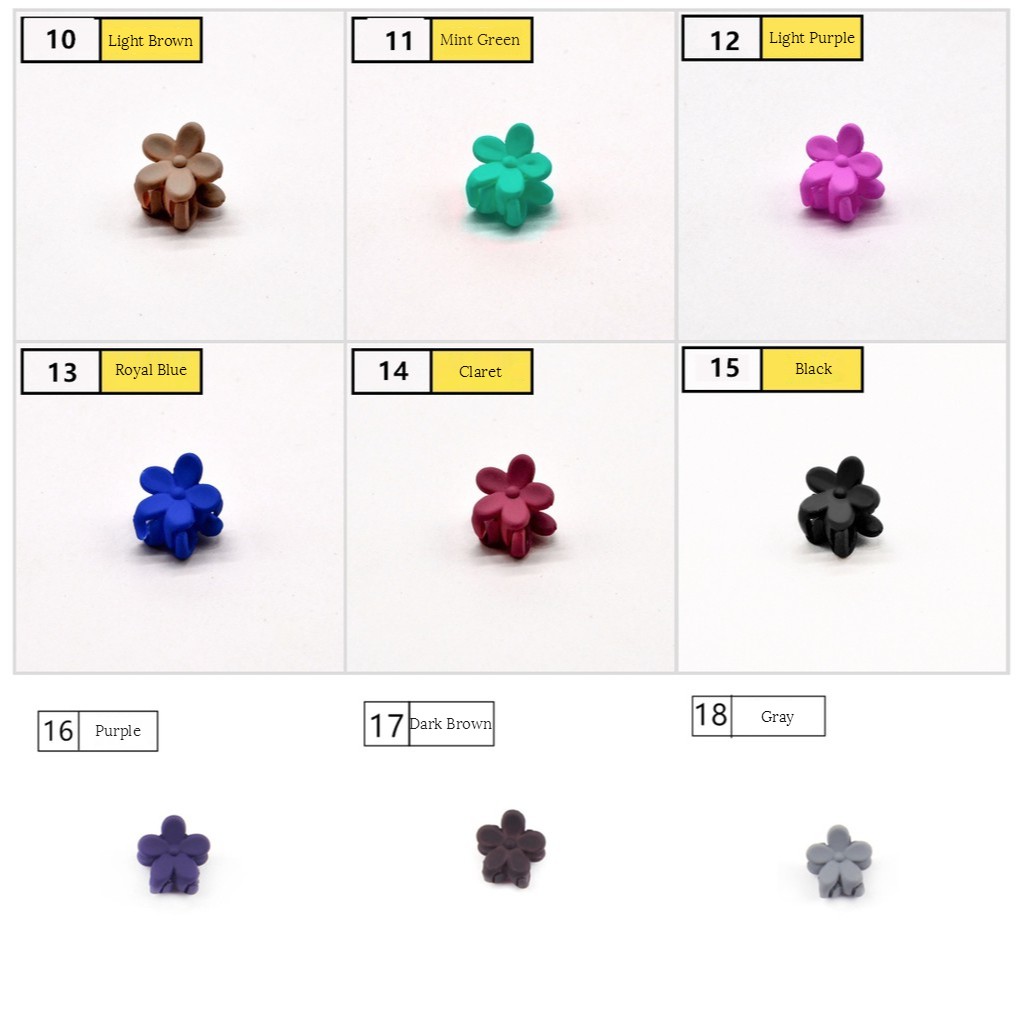 Kẹp tóc hình bông hoa nhỏ phong cách Hàn Quốc B147