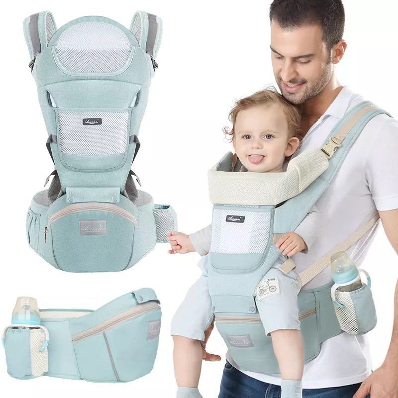 Đai Địu An Toàn Cho Bé Aixintu Forbaby - Địu Em Bé 6 Tư Thế - 100% Cotton và bông - Cảm Giác Thoải Mái - Dễ Chịu Cho Bé