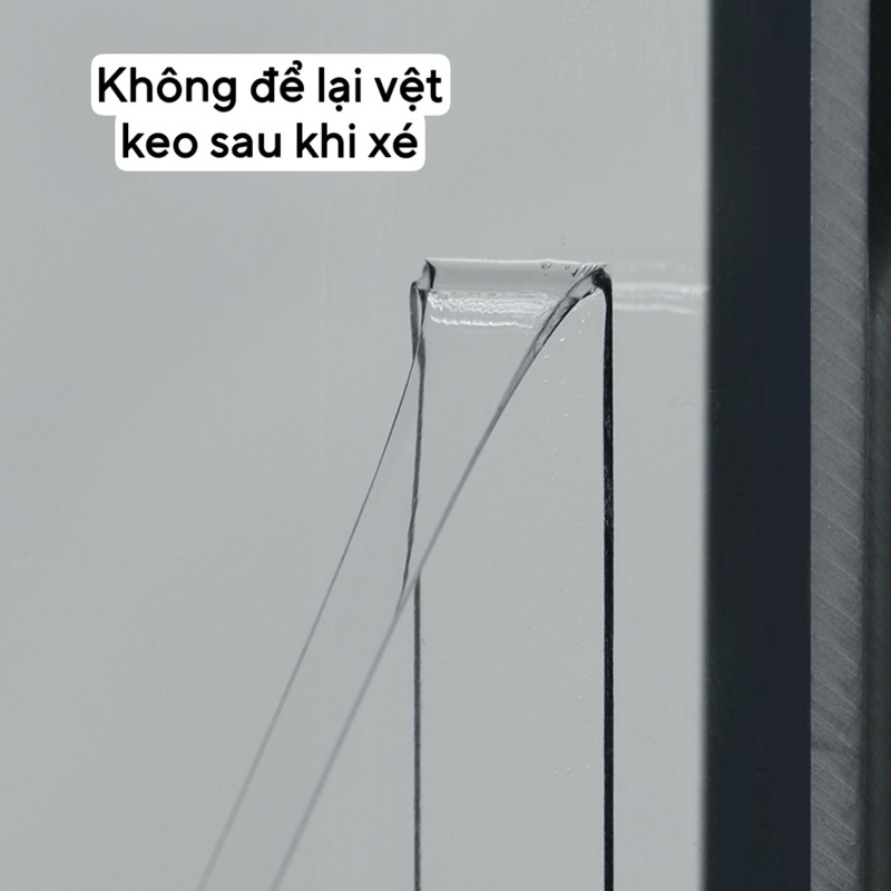 Băng dính 2 mặt, băng keo silicon trong suốt làm nail box