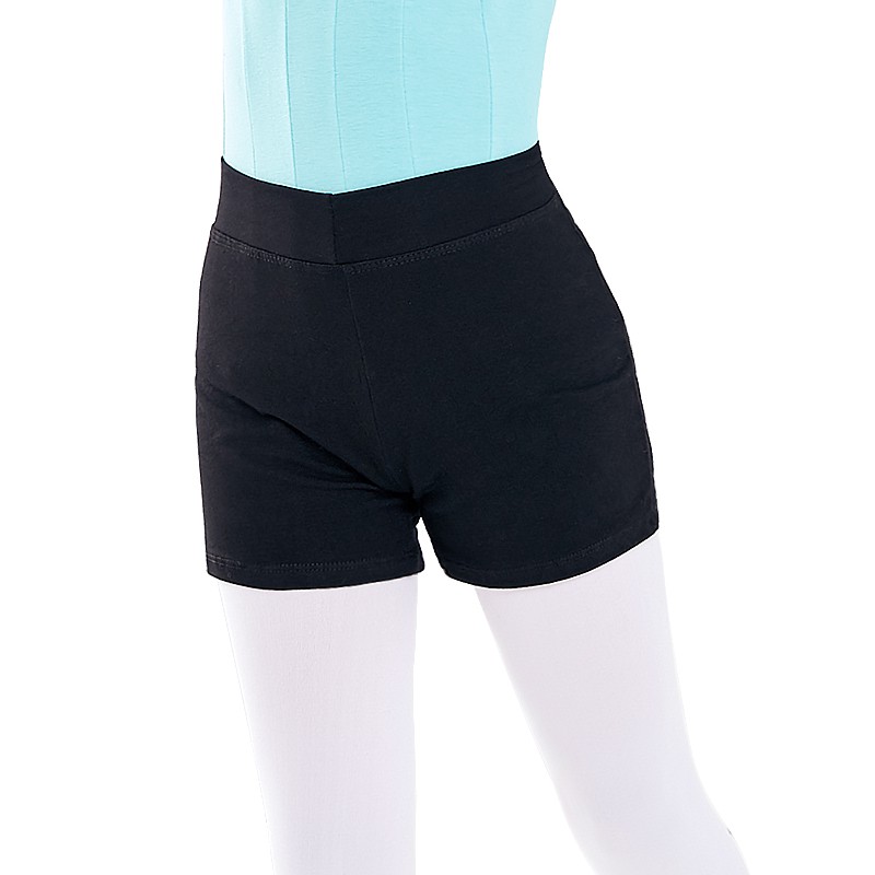 Quần short cotton Tập Nhảy Chất Lượng Dành Cho Bé Gái Đen