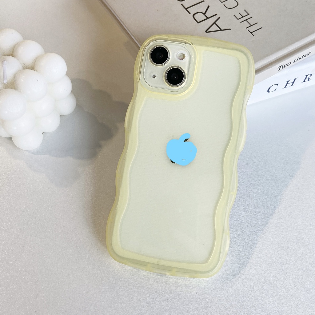 Fashion Wave Edge Design Colorful Phone Cover,Fashion Shockproof Full Protective Phone Case