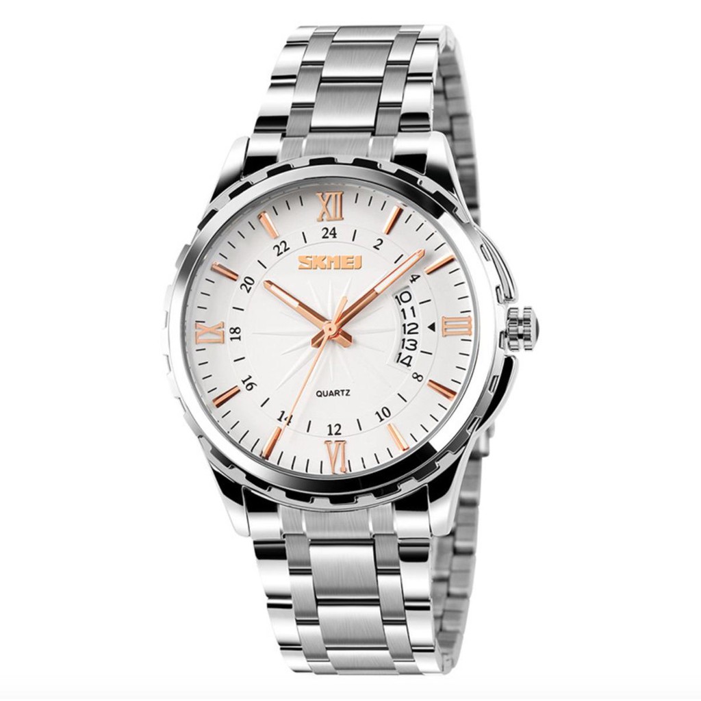 [Tặng vòng tay] Đồng hồ nam SKMEI thời trang chính hãng SK9069 Fullbox, dây hợp kim cao cấp không gỉ