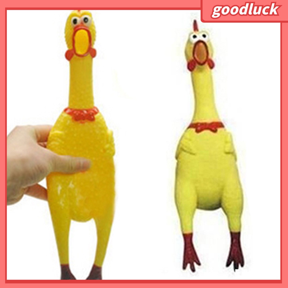 Đồ chơi hình con gà phát tiếng kêu giúp giảm căng thẳng kích thước 17cm