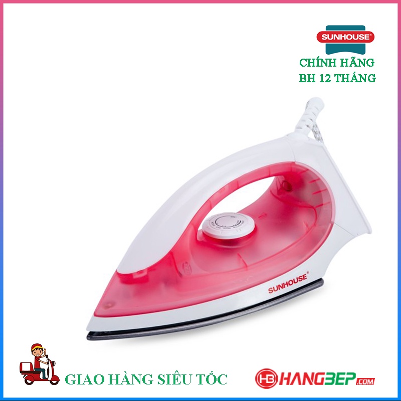 Bàn ủi khô Sunhouse SHD1072 - Mới 100%, Hàng chính hãng Sunhouse, bảo hành 12 tháng toàn quốc