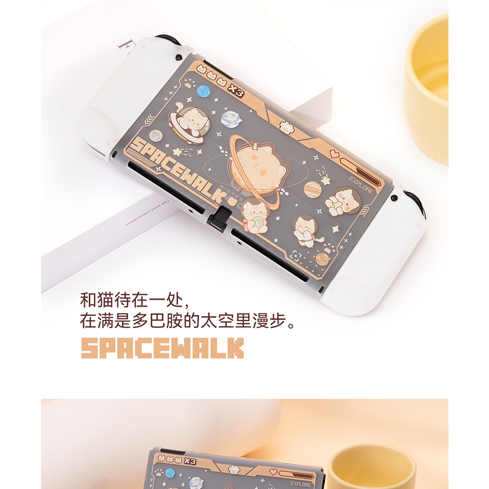 Ốp Bảo Vệ Máy Chơi Game Nintendo Switch Và Switch OLED Hình Mèo Dễ Thương