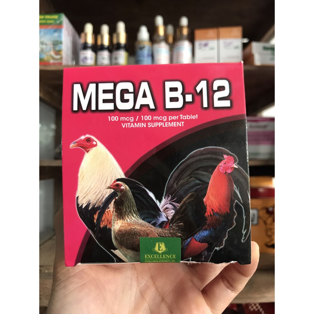 10 viên mega b12 thuốc nuôi gà đá