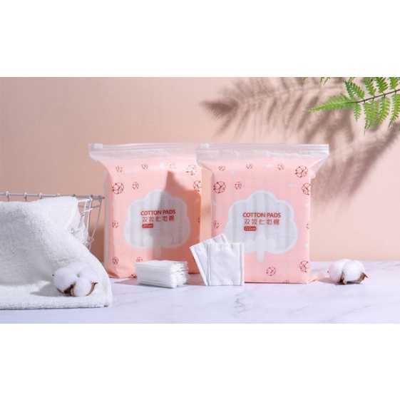 BÔNG TẨY TRANG LITCOTTON 1 BỊCH 222 MIẾNG - MỀM MỊN, DỄ THẤM HÚT GIÁ TỐT