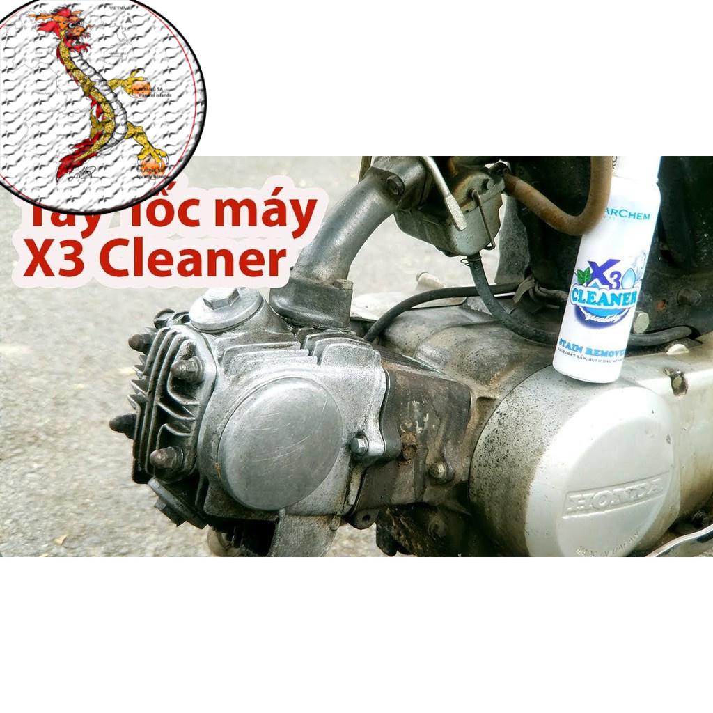 [Giá hủy diệt] Chai vệ sinh lốc máy đầu bò X30 cleaner 120ml, dung dịch tẩy rửa vệ sinh đầu bò lốc máy đậm đặc X30