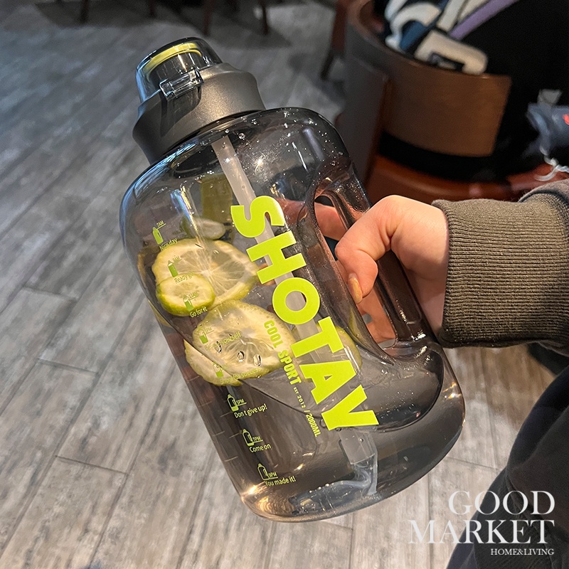 Bình Nước Thể Thao 1.7L / 2.5L / 3.8L / 1.7L Chất Lượng / bình nước tập gym / bình nước có ống hút / bình nước 2 lít / bình nước trong suốt / bình đựng nước