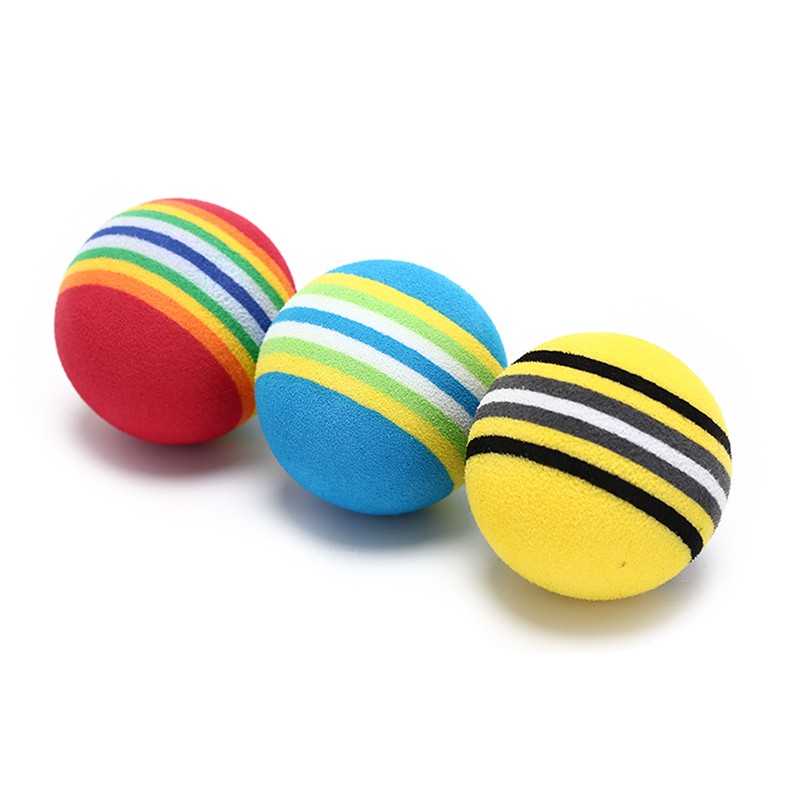 Set 10 Quả Bóng Golf Sọc Cầu Vồng