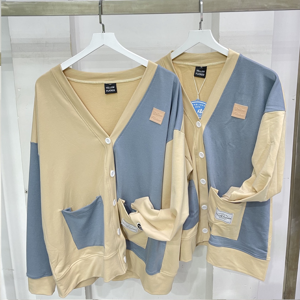 Á0 khoác cardigan YELLOW FLICKER Mix Màu
