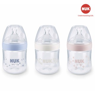 Bình sữa nuk nature sense nhựa pp núm ti silicone 150ml 260ml