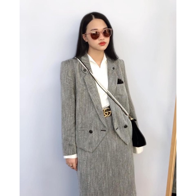 Set blazer và chân váy 2hand