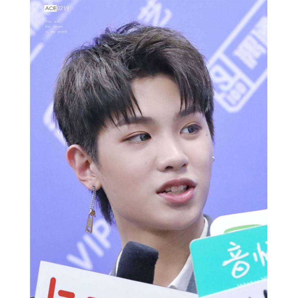 Khuyên NINE PERCENT Huang Mingwei Justin khóa kéo zipper phéc-mơ-tuya