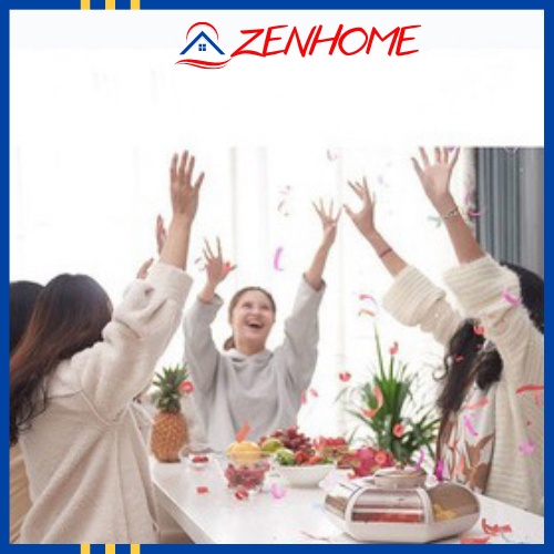 Khay đựng bánh kẹo hộp đựng mứt tết hình cánh sen 6 cánh tự bung cao cấp mẫu mới nhất