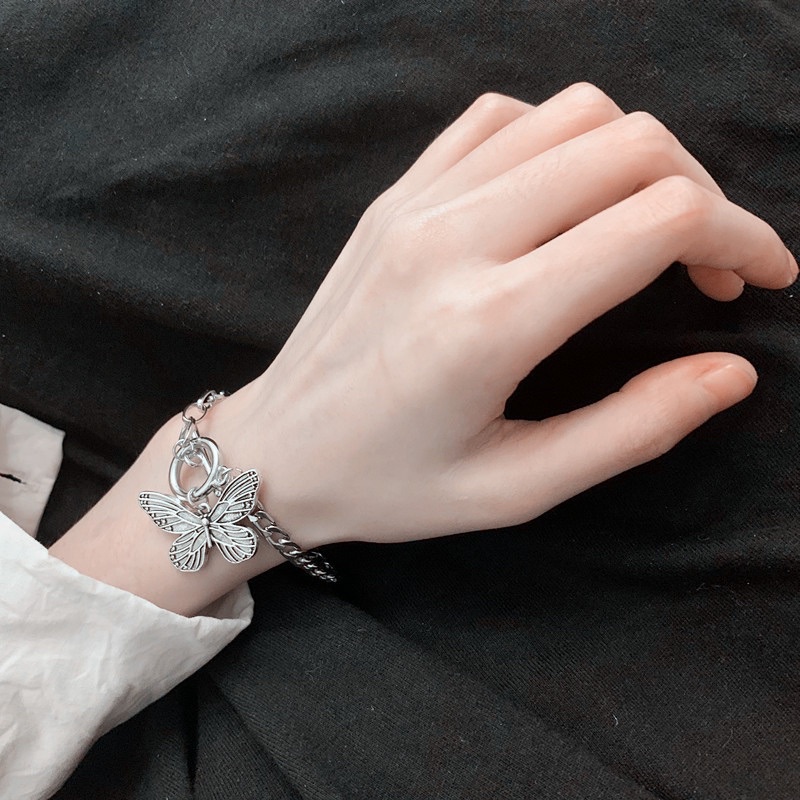 Dây chuyền hình con bướm phong cách Hàn Quốc, vòng tay hình con bướm,vòng cổ hình con bướm (VC16).