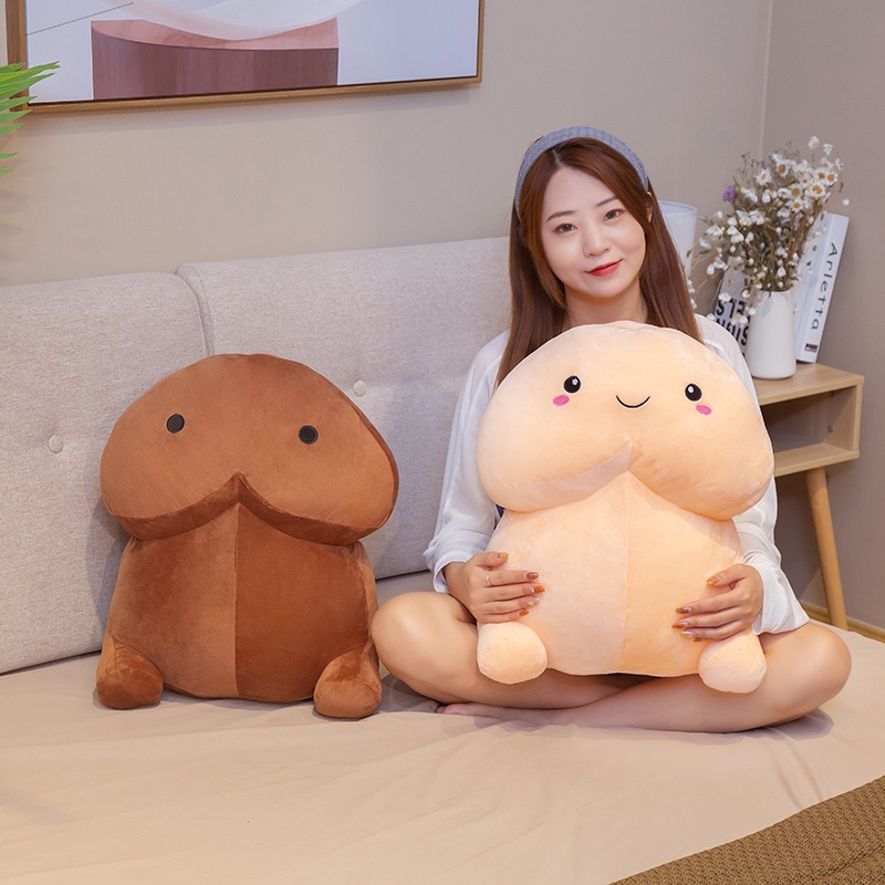 😅CÓ SẴN😅Gấu bông Con Ciu dài 10-50mét, Gấu Bông Hình Con Ciu Cao Cấp Memon