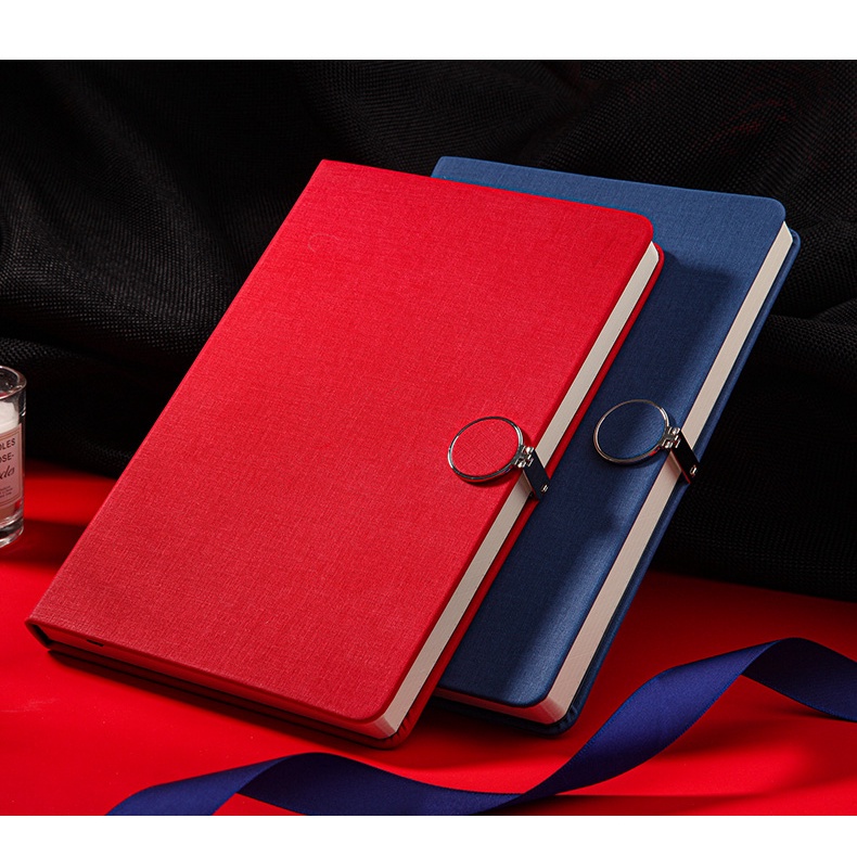 Sổ A5 bìa vải nút gài siêu sang trọng