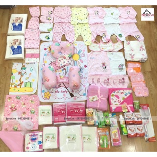 Combo đồ sơ sinh cao cấp trọn gói có danh sách kèm theo