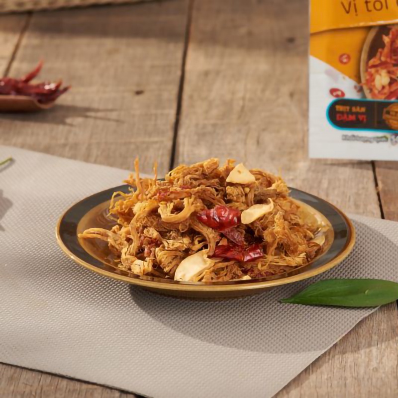 Khô heo vị tỏi ớt đồ ăn vặt Pichi gói 50g dai ngon đậm đà ZonzonFood | BigBuy360 - bigbuy360.vn