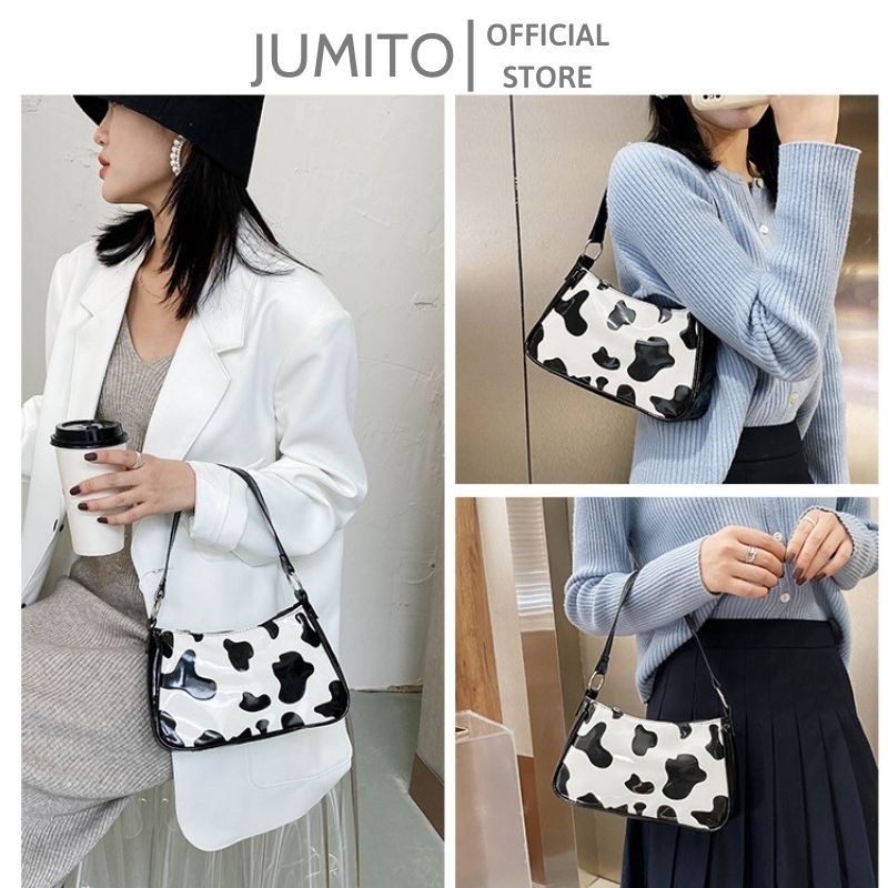 Túi xách nữ kẹp nách bò sữa đeo vai hàng Quảng Châu thời trang JUMITO 3023141418