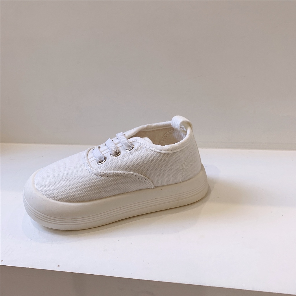 Giày Lười Vải Canvas Cổ Thấp Màu Sắc Ngọt Ngào Thời Trang Xuân Thu Cho Bé Trai Và Gái Pine039