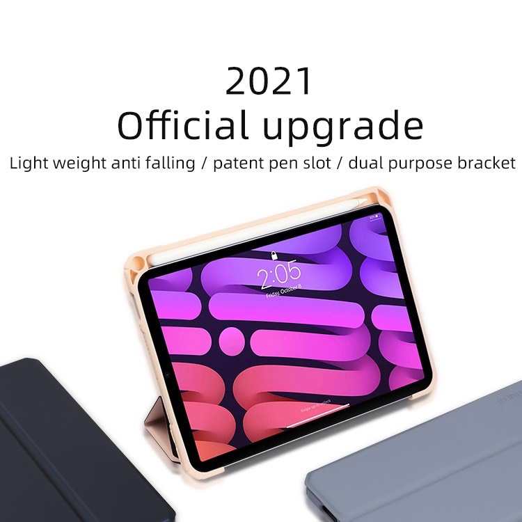 Bao da Mutural TPU cho Mini 6, Air 5, Air 4 10.9, Gen 9,8,7, 11 2020, 2021 M1,12.9 ,9.7, lưng trong viền chống màu sốc