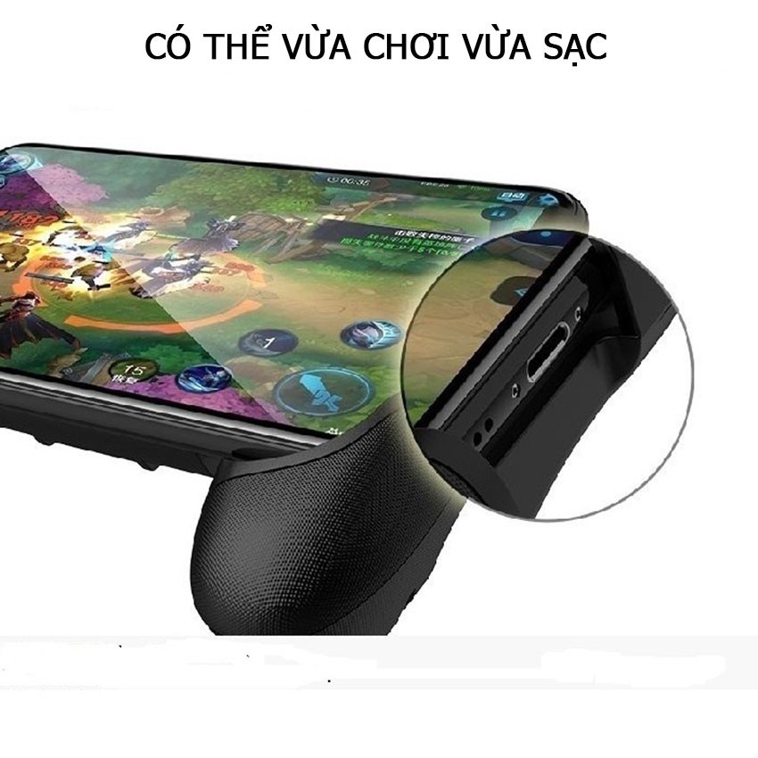 RK game6 Tay cầm game cho điện thoại full màn hình dưới 6.3 inch Gamepad