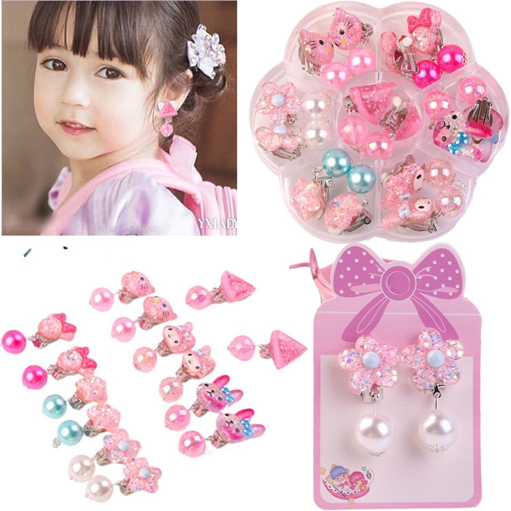 Khuyên Tai Hình Hoạt Hình Dễ Thương Cho Bé Gái