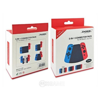 nintendo switch grip conector pack bộ grip joycon 5 in 1 Nintendo Switch strap Grip HandGrip Pack Connector Dobe