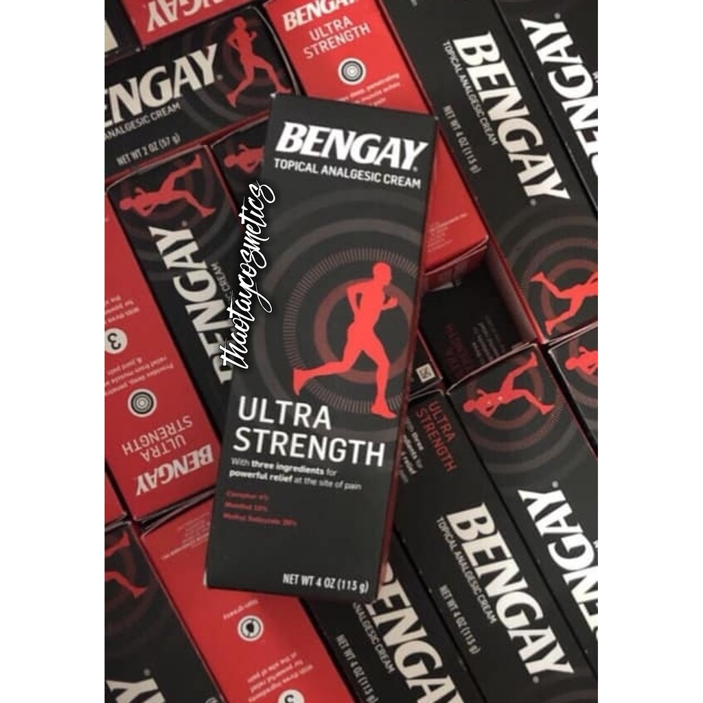 [Hàng Mỹ] Kem xoa bóp giảm đau BENGAY Ultra Strength Topical Analgesic Cream chính hãng | BigBuy360 - bigbuy360.vn