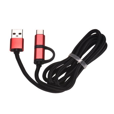 Cáp sạc 2 trong 1 Type C và Micro USB Huawei - Dài 1m - Chính hãng Huawei