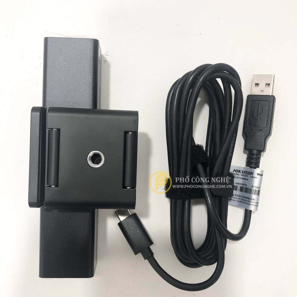 Webcam Hikvision DS-UC2 full HD1080P, tích hợp 2 Micro ghi âm | BigBuy360 - bigbuy360.vn