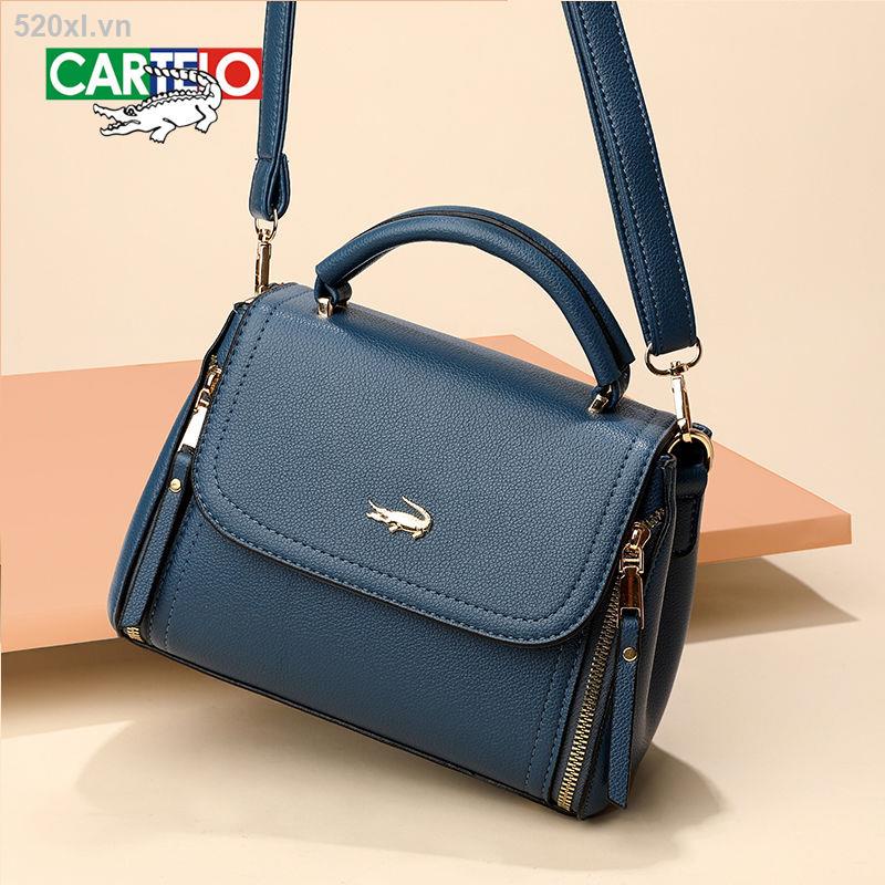 Vận Chuyển Nhanh [Túi Xách Da Cá Sấu Mới Cho Phụ Nữ Tuổi Trung Niên] Kadile