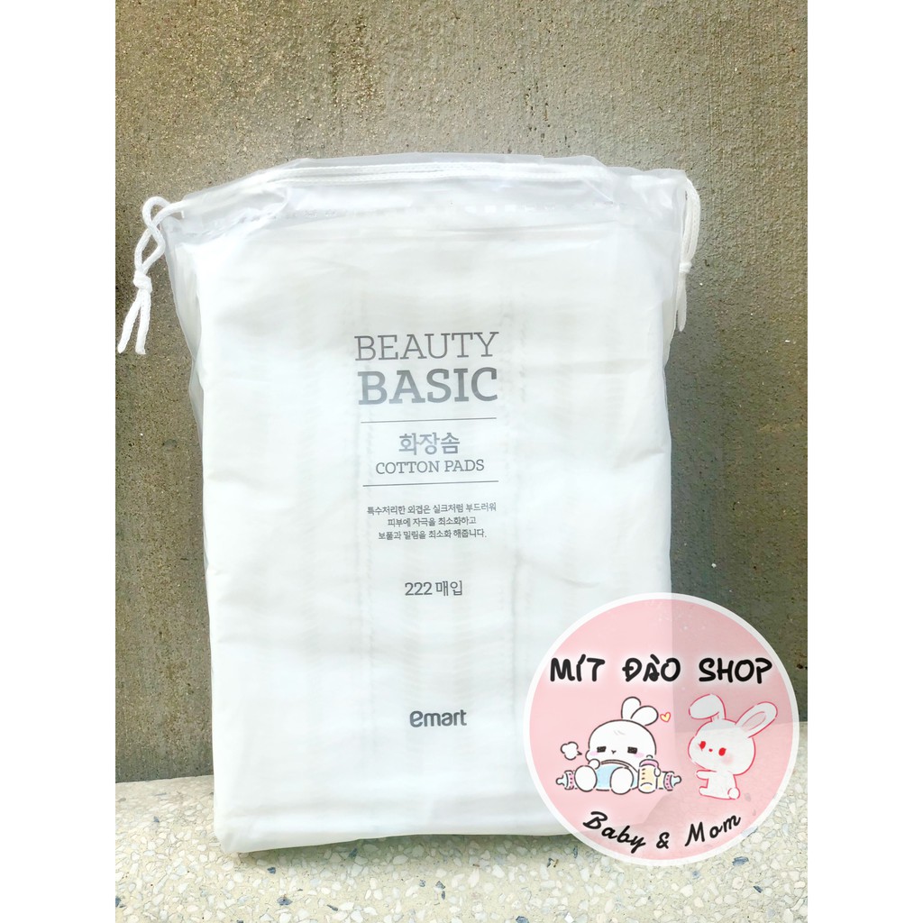 [CHÍNH HÃNG] - Bông tẩy trang cotton pad Emart 222/240 miếng