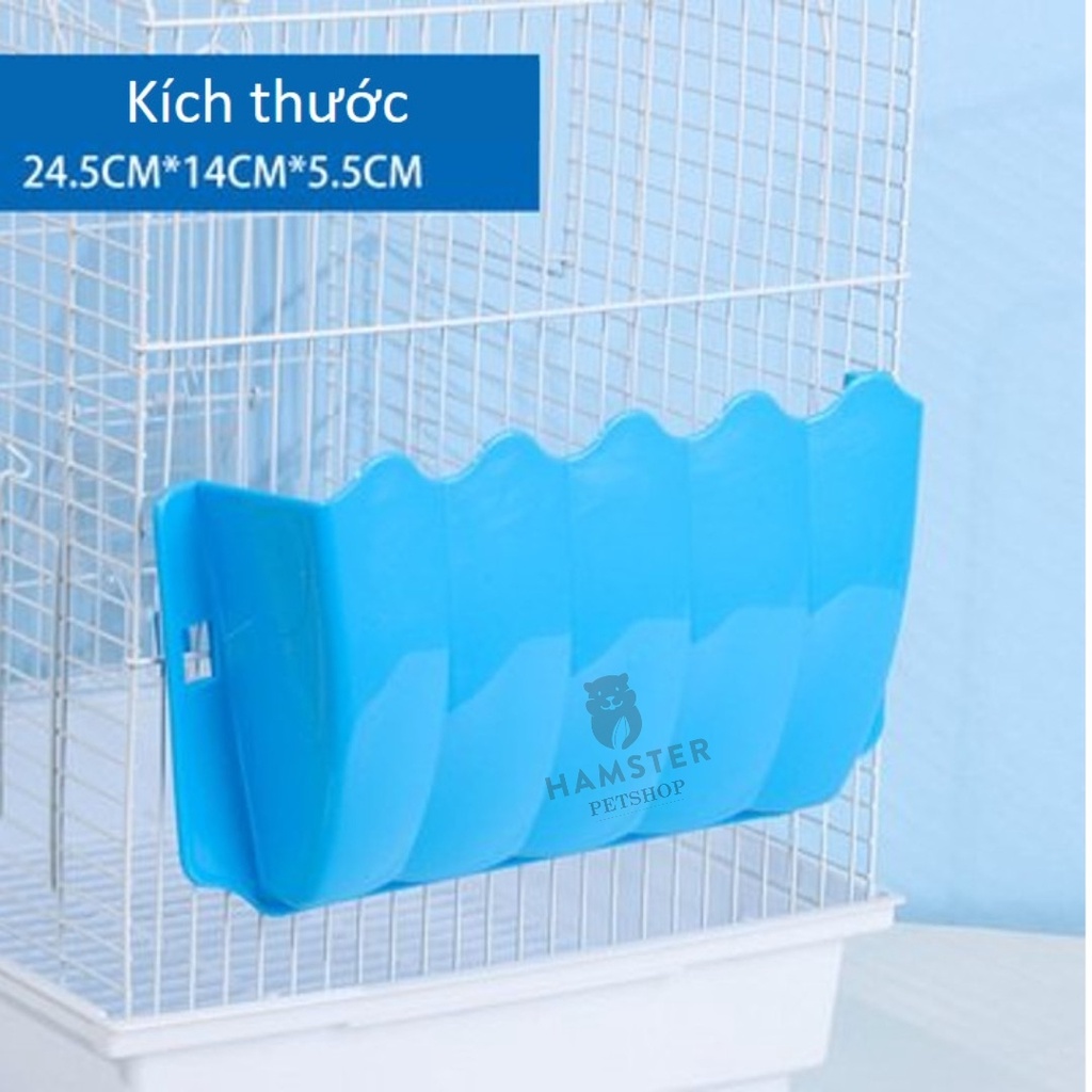Máng cỏ khô gắn lồng Guinea Pig (bọ ú, chuột lang), thỏ, sóc bắc mỹ, chinchilla