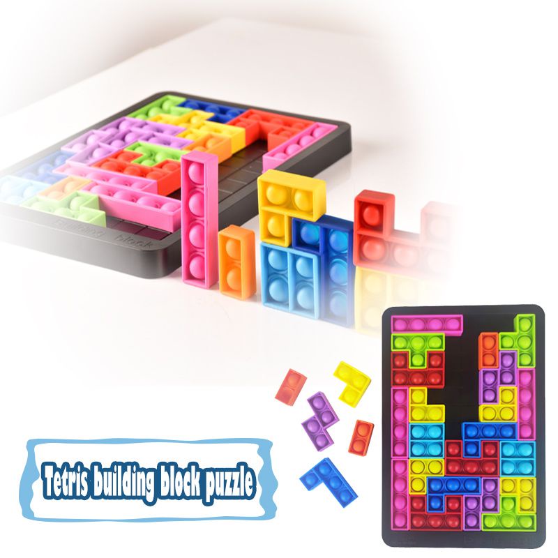 Bộ Đồ Chơi Xếp Hình Tetris Giúp Giảm Căng Thẳng