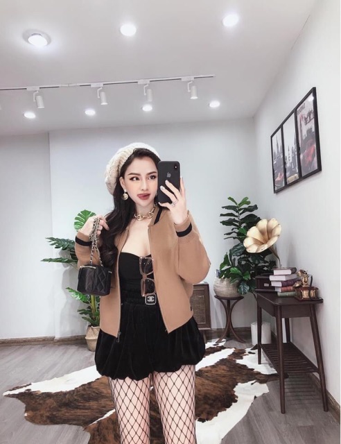 ÁO LEN ÉP BOMBER New❌CHUẨNL1 MÁC T.T❌