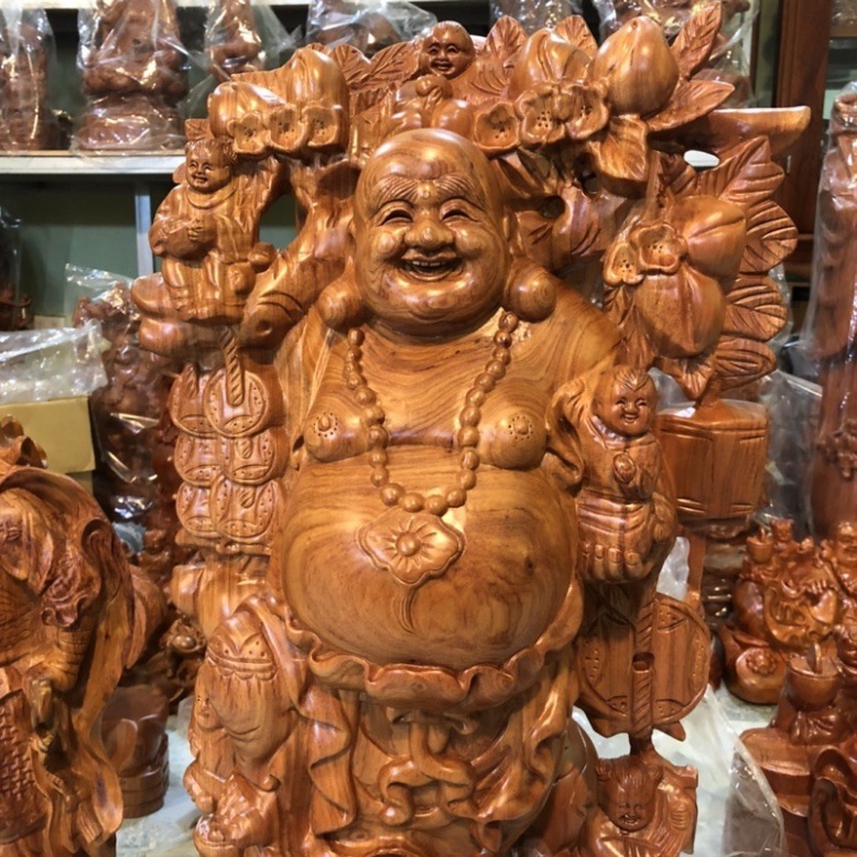 Tượng Phật Di Lặc Ngũ Phúc Cao 80 Cm