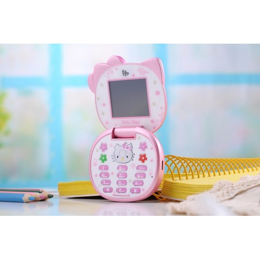 Điện thoại nắp gập Hello kitty K688