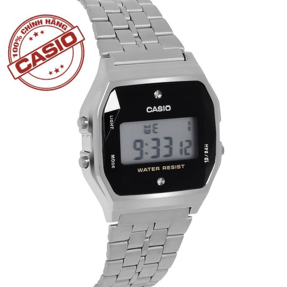 Đồng hồ nữ dây kim loại Casio Standard Anh Khuê  A159WAD-1DF - chính hãng
