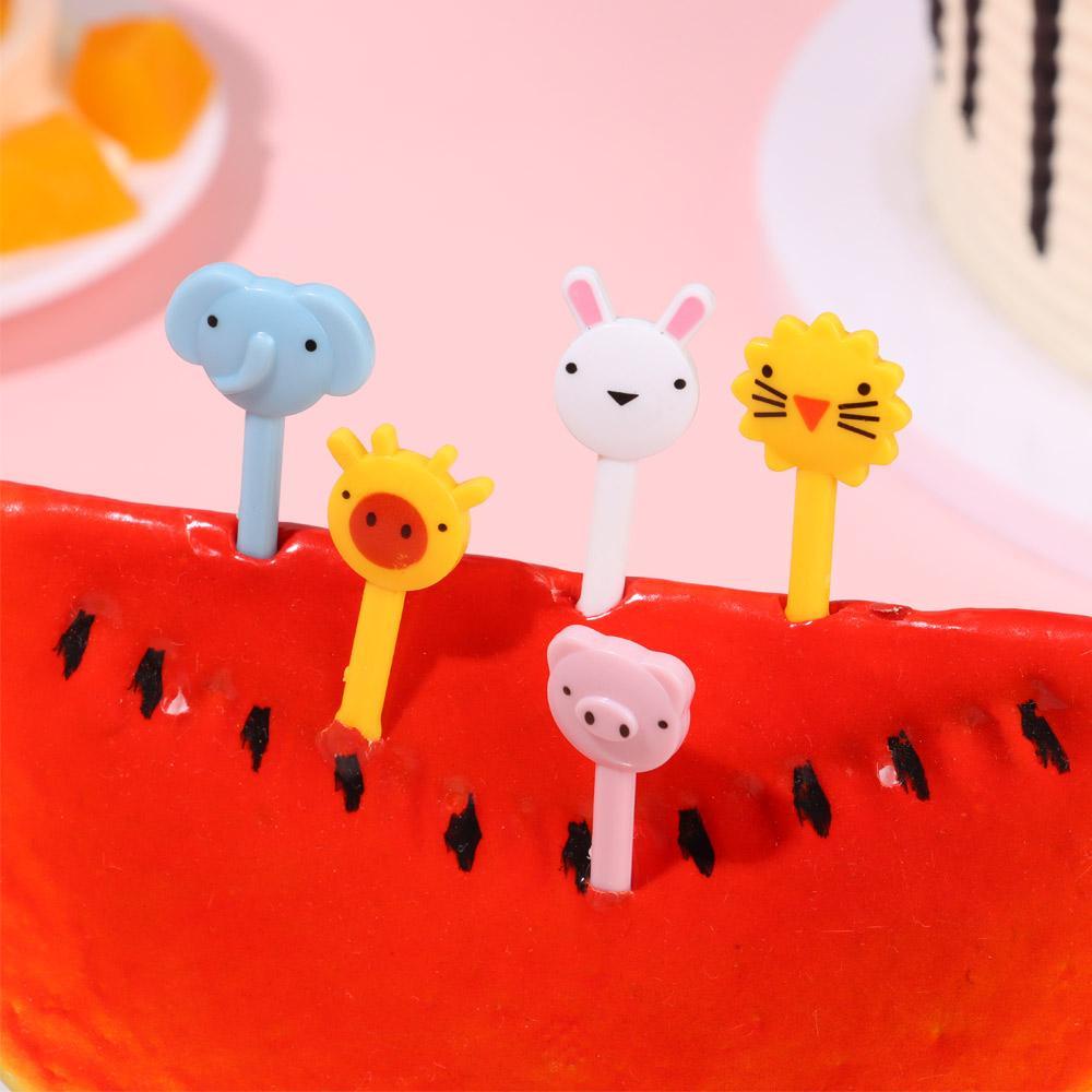 Set 10 / 30 Nĩa Ăn Trái Cây Hình Động Vật Dễ Thương