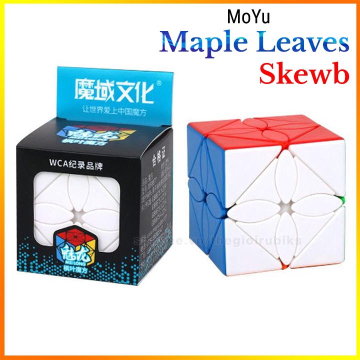 Biến Thể Rubik MoYu MeiLong Maple Leaves Skewb Cube