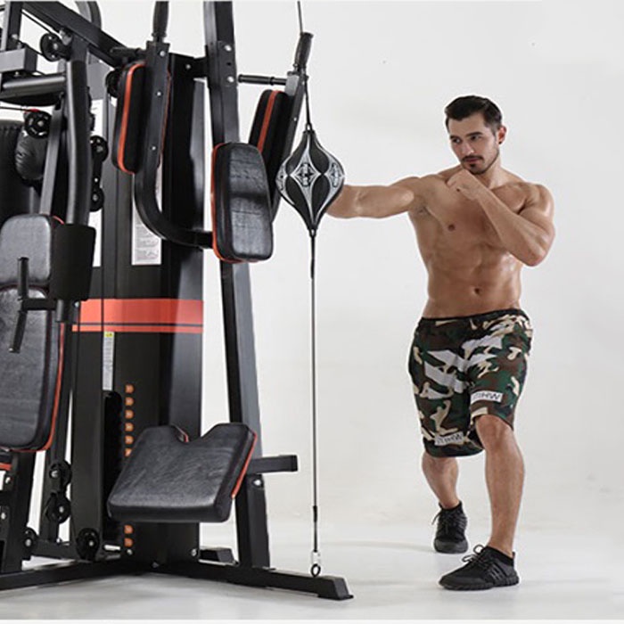 Giàn tạ đa năng JL-806 tích hợp trên 30 bài tập ⚡ Máy tập thể hình có xà đơn - xà kép + ghế cong + bao đấm boxing