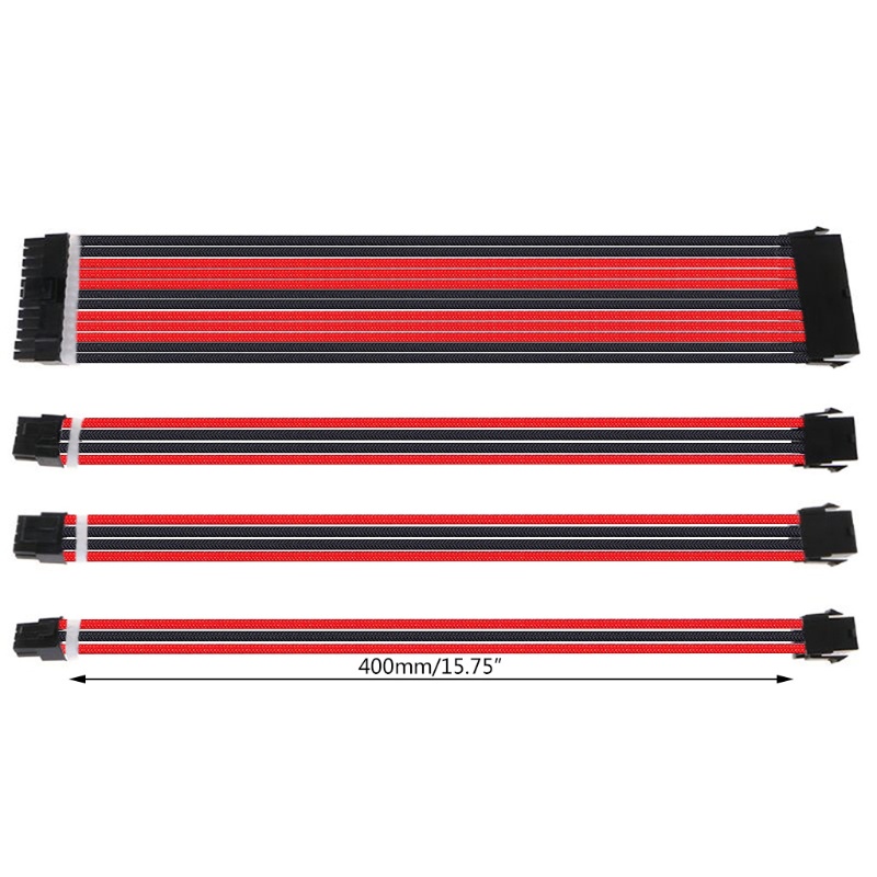 Set dây cáp nối dài 24PIN 8-PIN 6PIN 4+4PIN 30/ 40cm cấp nguồn cơ bản dành cho máy tính bàn