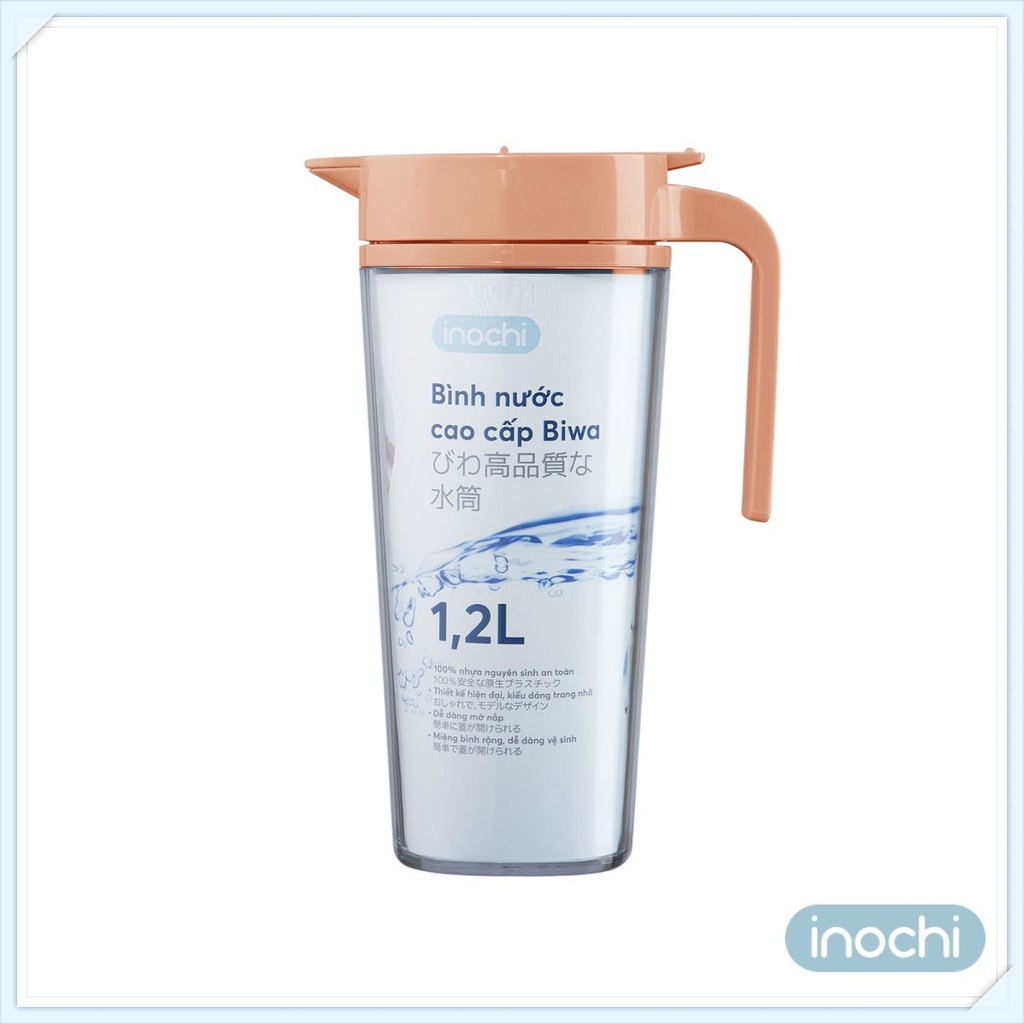 Bình nước cao cấp Inochi 1.2L - thiết kế hiện đại, kiểu dáng trang nhã